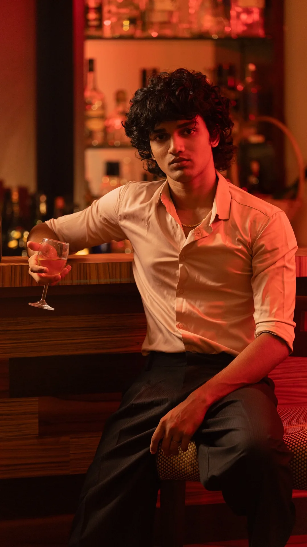 Portrait at a bar